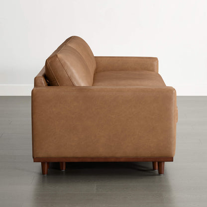Liam 2-Piece Overstuffed Feather Wood Base Sectional Sofa