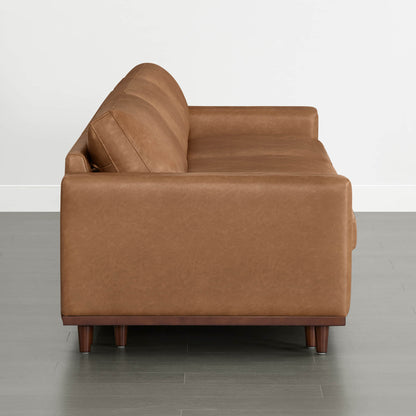 Liam 3-Piece Overstuffed Feather Wood Base Sectional Sofa