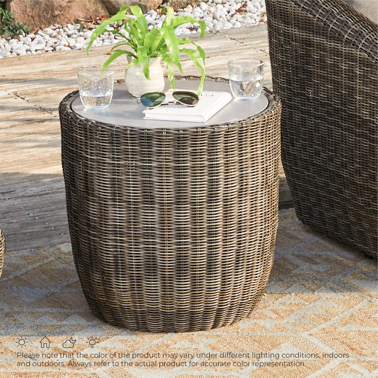 Liana Rattan Outdoor Side Table