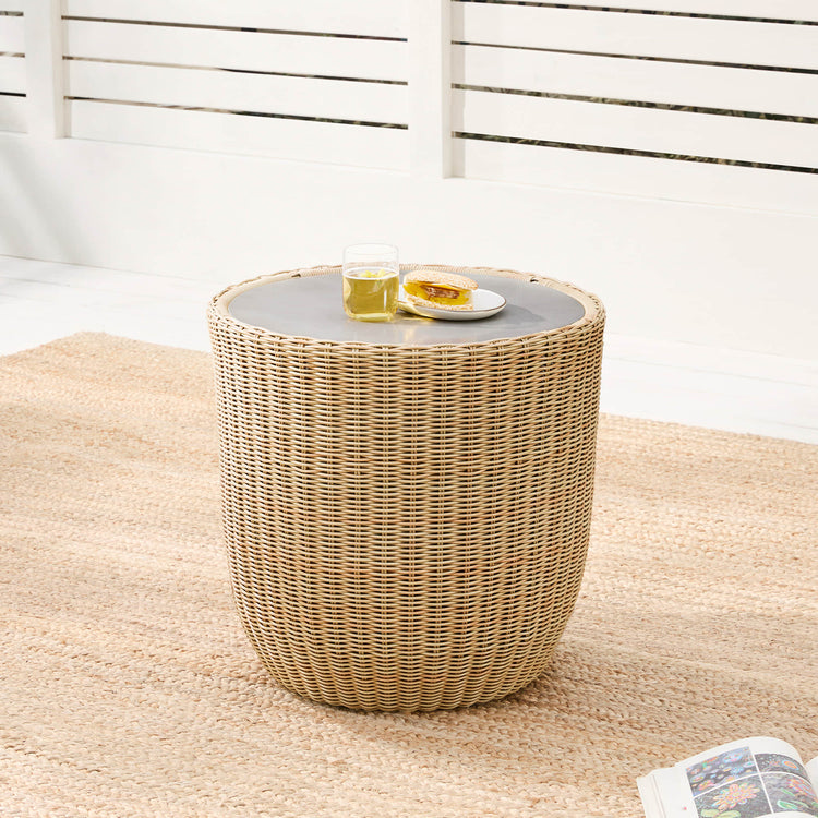 Liana Rattan Outdoor Side Table