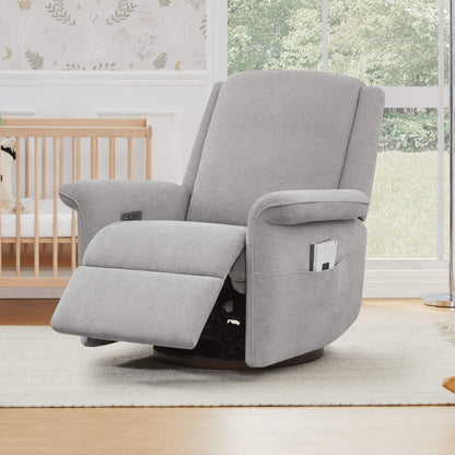 Mila Power Swivel Nursery Glider Recliner