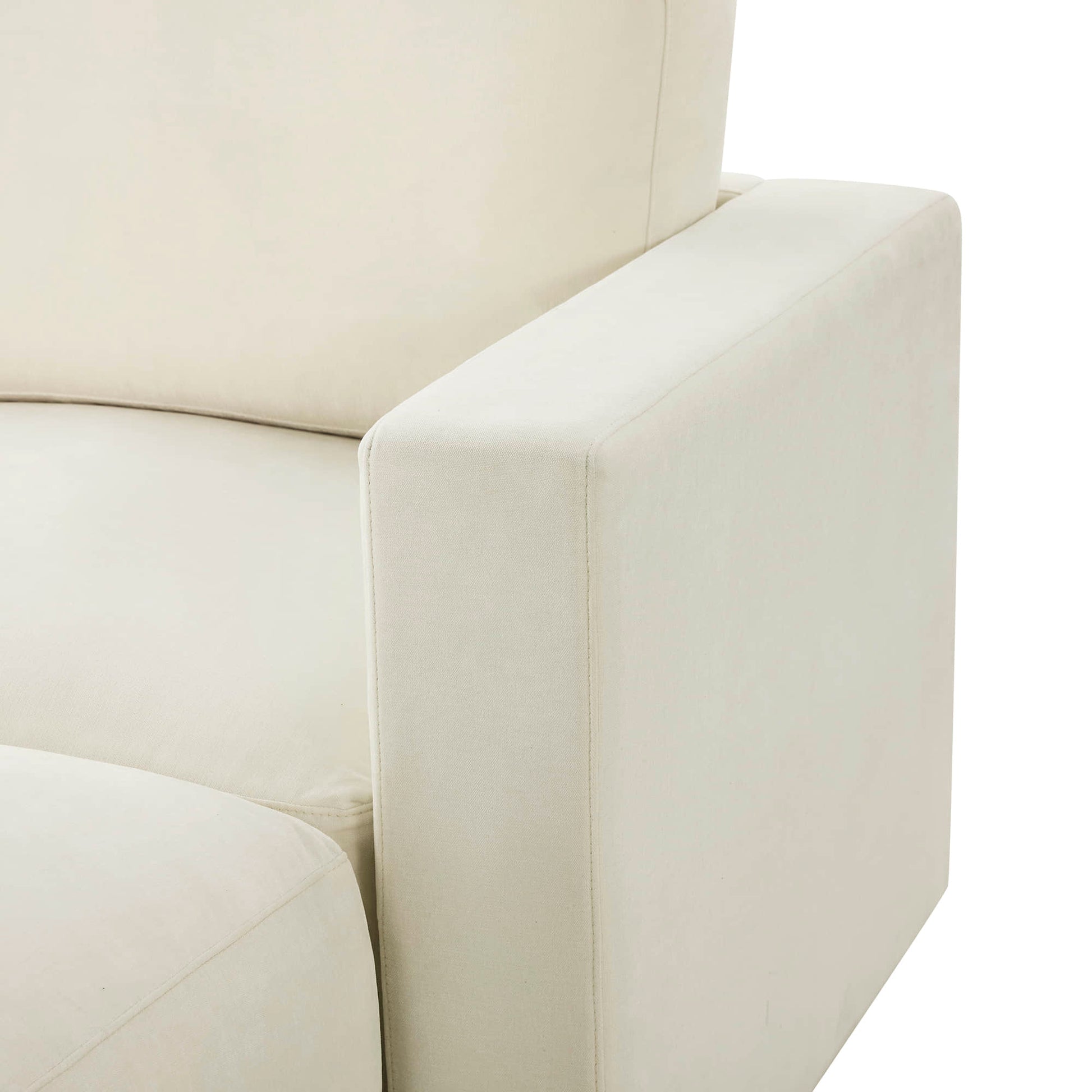 Neutral-tone chaise sectional for modern interiors