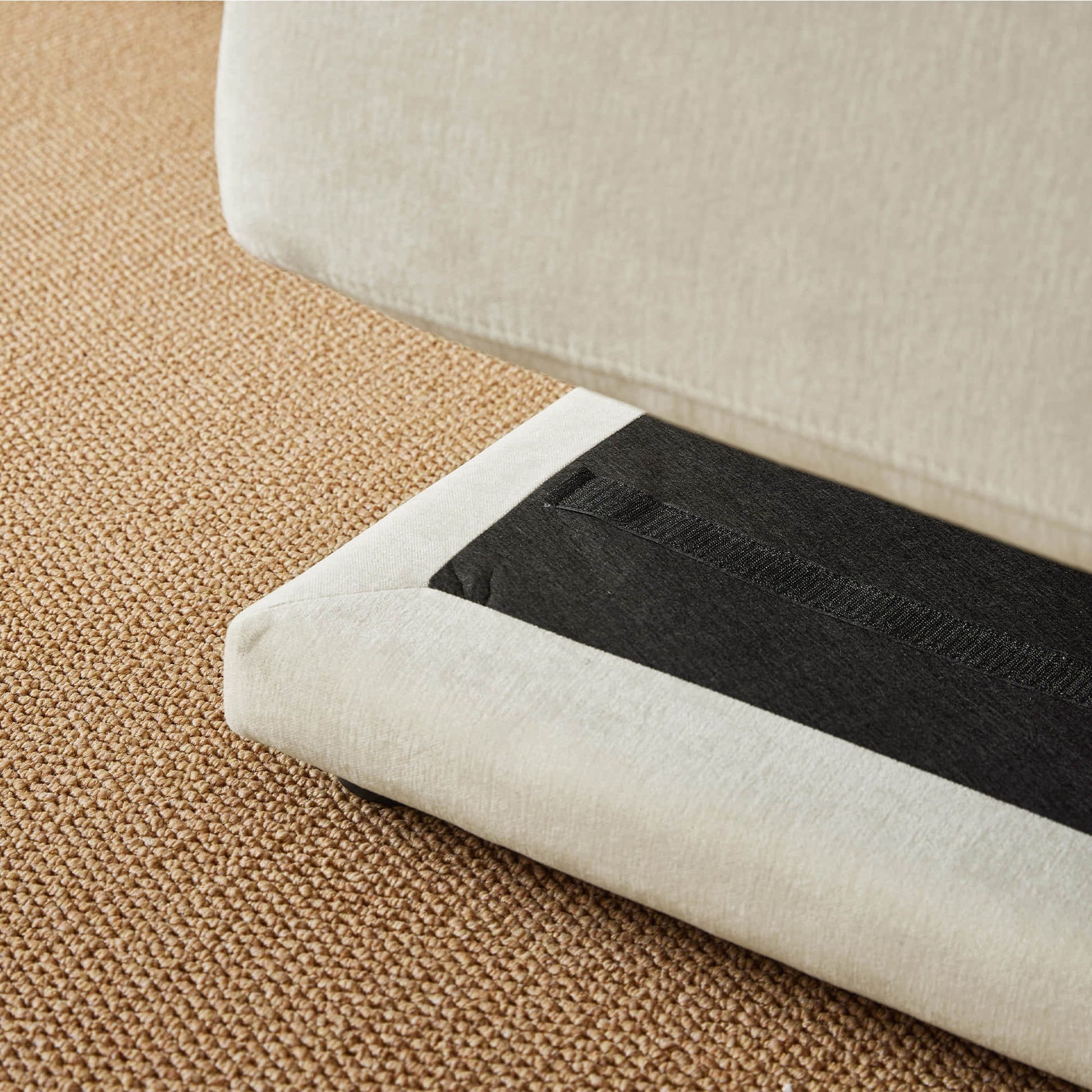 Modular sofa sectional with high-quality fabric