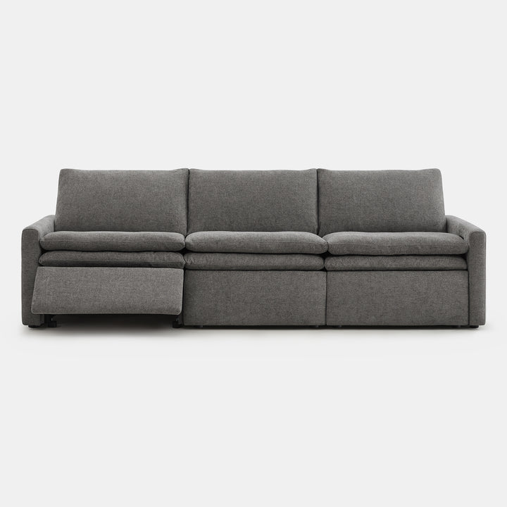 Ohana 3-Seat Modular Sofa in grey with recliner function for ultimate comfort - CHITA Living