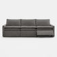 gray reclining sectional