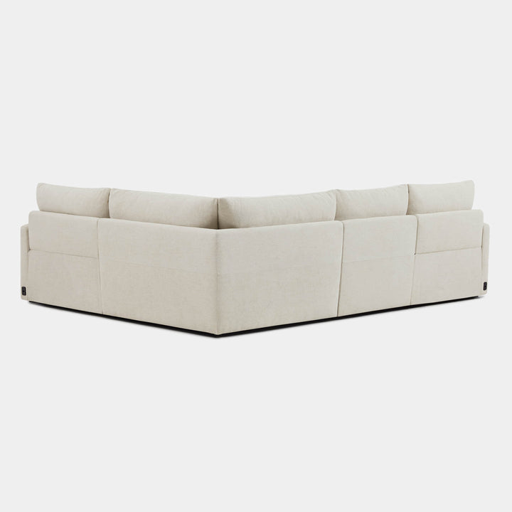 Neutral-colored Ohana 4-Seat Motion Modular Sofa with modern design and spacious seating - CHITA Living