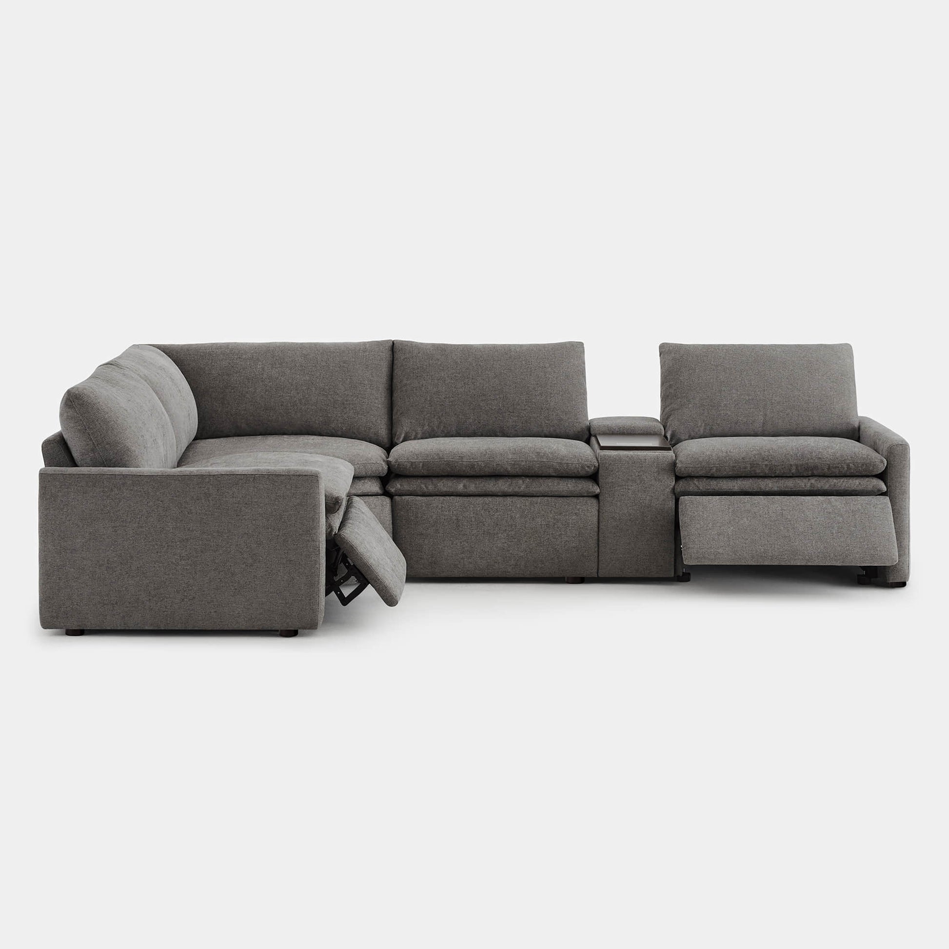 Ohana 4-Seat Zero Gravity Modular Reclining Sofa Plush Comfort