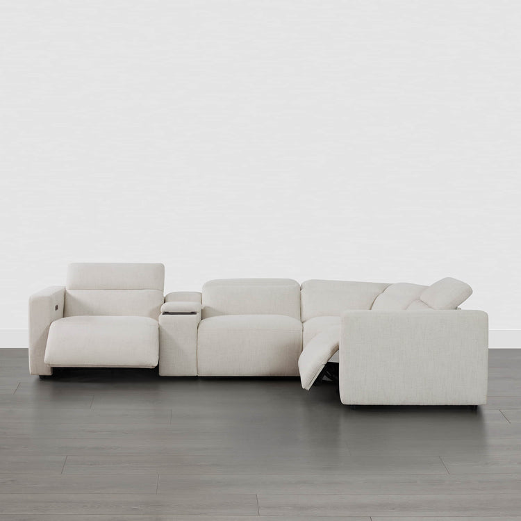 Wall hugger reclining sectional hotsell
