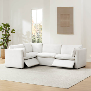 Sophia 4-Piece Feather Modular Motion Sofa