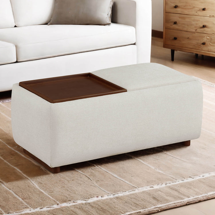 CHITA living room with ottoman