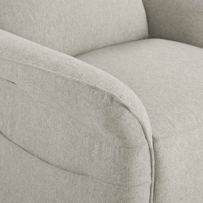 Vinca Power Swivel Nursery Glider Recliner with Power Lumbar & Headrest