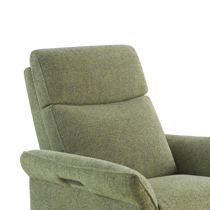 Vinca Power Swivel Nursery Glider Recliner with Power Lumbar & Headrest