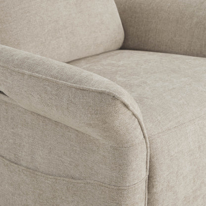 Vinca Power Swivel Nursery Glider Recliner with Power Lumbar & Headrest