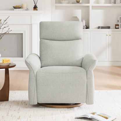 Vinca Power Swivel Nursery Glider Recliner with Power Lumbar & Headrest