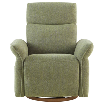 Vinca Power Swivel Nursery Glider Recliner with Power Lumbar & Headrest