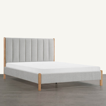 Serene Full Contemporary Upholstered Platform Bed