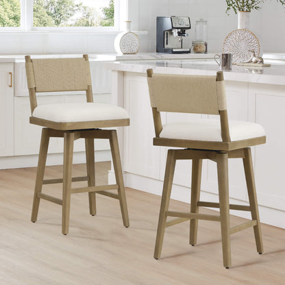 CHITA woven counter stool