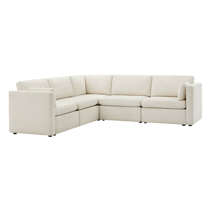 Delaney 5-Piece Corner Modular Sofa Chaise (106'')