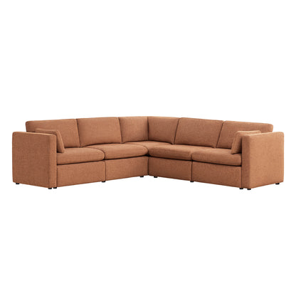 Delaney 5-Piece Corner Modular Sofa Chaise (106'')