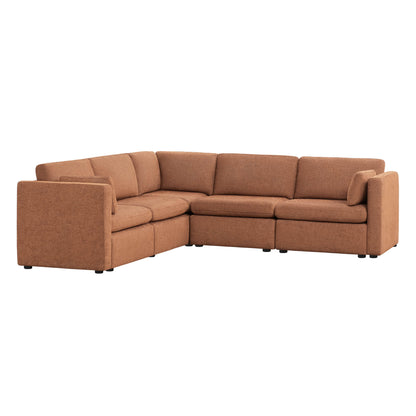 Delaney 5-Piece Corner Modular Sofa Chaise (106'')