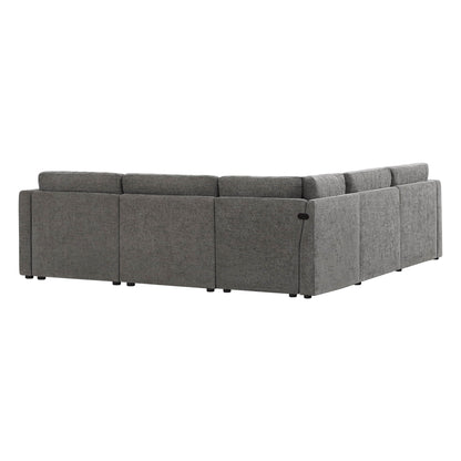 Delaney 5-Piece Corner Modular Sofa Chaise (106'')