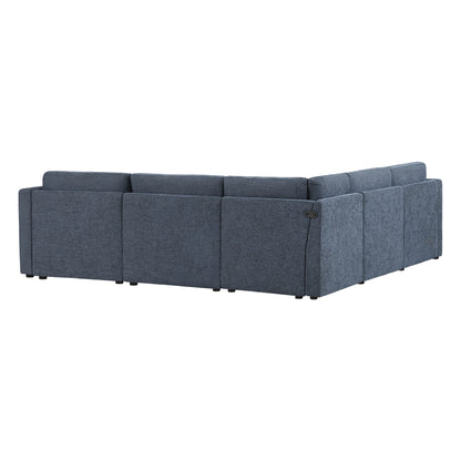 Delaney 5-Piece Corner Modular Sofa Chaise (106'')