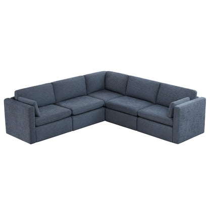 Delaney 5-Piece Corner Modular Sofa Chaise (106'')