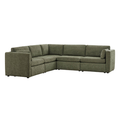 Delaney 5-Piece Corner Modular Sofa Chaise (106'')