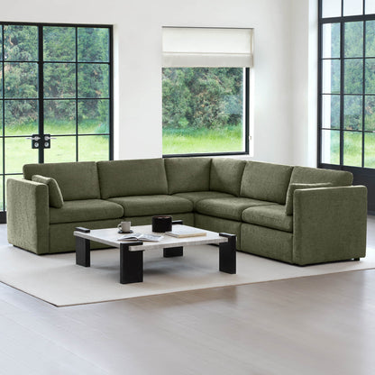 Delaney 5-Piece Corner Modular Sofa Chaise (106'')