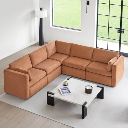 Delaney 5-Piece Corner Modular Sofa Chaise (106'')