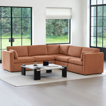 Delaney 5-Piece Corner Modular Sofa Chaise (106'')