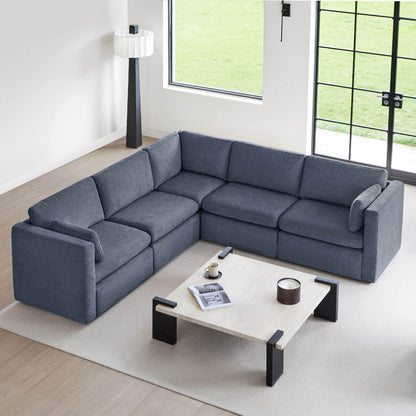 Delaney 5-Piece Corner Modular Sofa Chaise (106'')