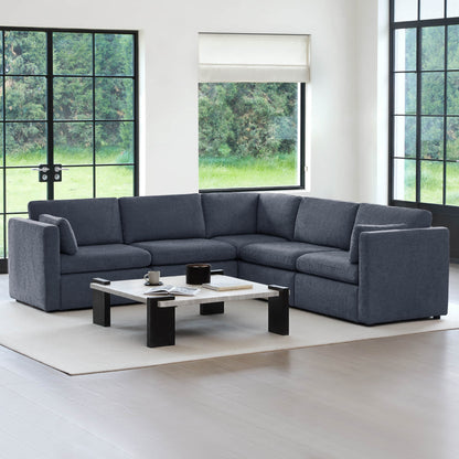 Delaney 5-Piece Corner Modular Sofa Chaise (106'')