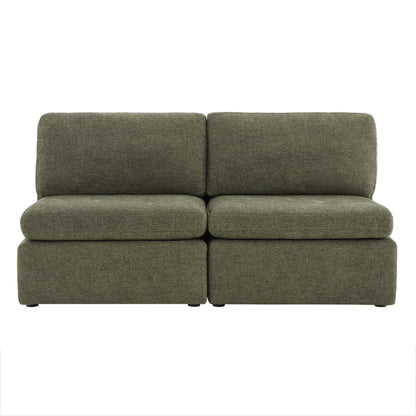 Delaney Modular Armless Chair / 2-Piece Armless Sofa