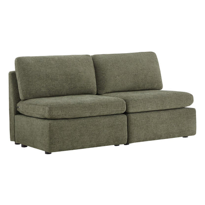 Delaney Modular Armless Chair / 2-Piece Armless Sofa