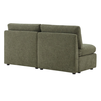 Delaney Modular Armless Chair / 2-Piece Armless Sofa