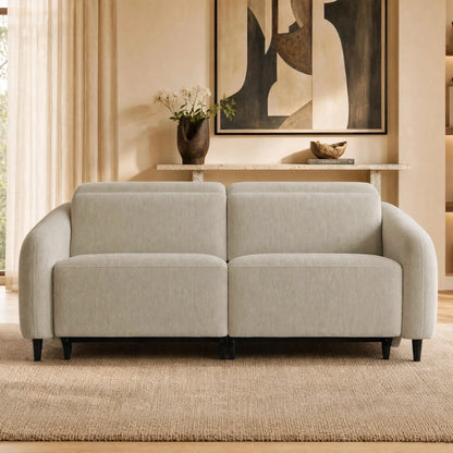 Diya Soft & Breathable 2-Seater Reclining Sofa with Power Headrest