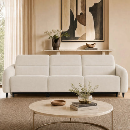 Diya Soft & Breathable 3-Seater Reclining Sofa with Power Headrest