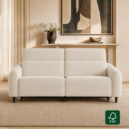Diya Soft & Breathable 5-Seater Reclining Sofa with Power Headrest