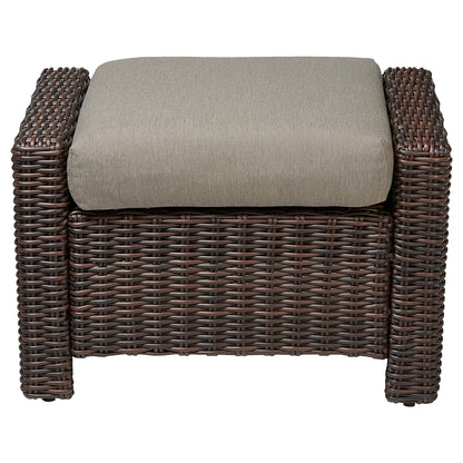 Elara Outdoor Rattan Sofa Set with Rocking Chairs and Coffee Table - 5 Seats