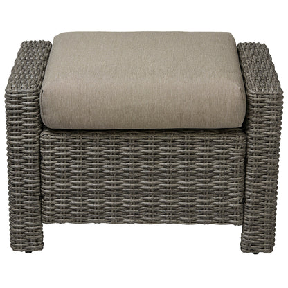 Elara Outdoor Rattan Sofa With Rocking Swivel Armchairs - 5 Seats