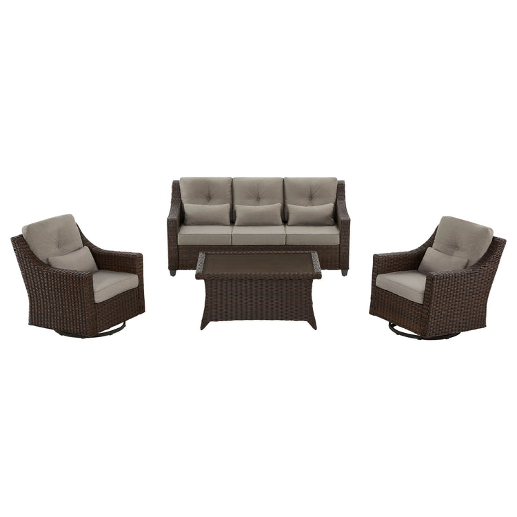 Elara Outdoor Rattan Sofa Set - 5 Seats