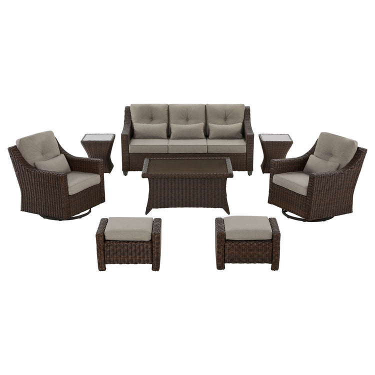 Elara Outdoor Rattan Sofa Set - 5 Seats