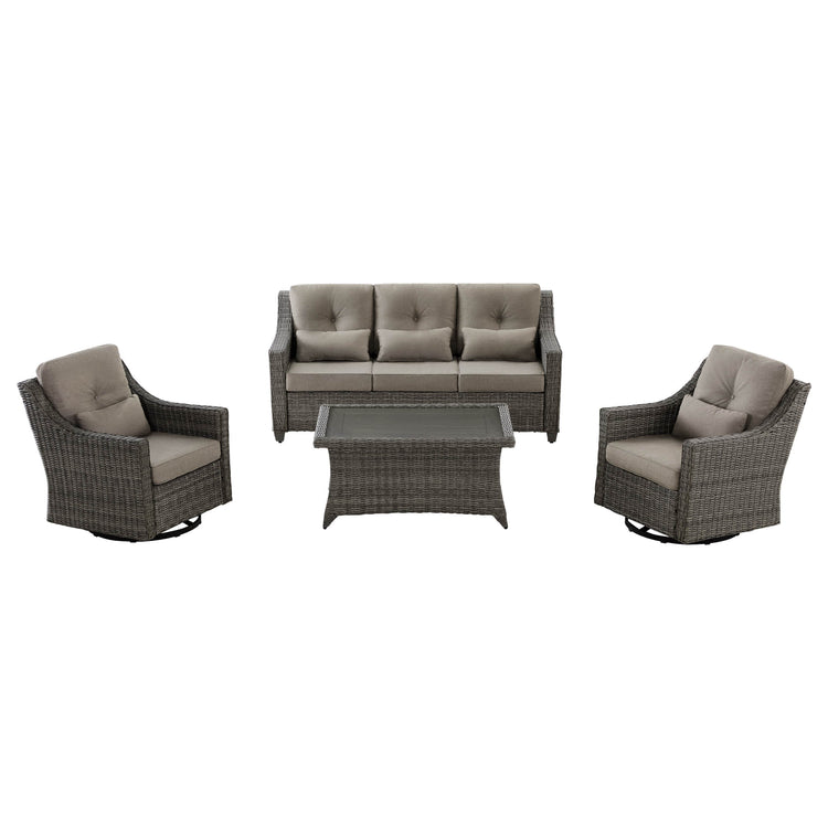Elara Outdoor Rattan Sofa Set - 5 Seats