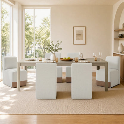Everett Extendable Wood Dining Table, 70.9"-90.6"
