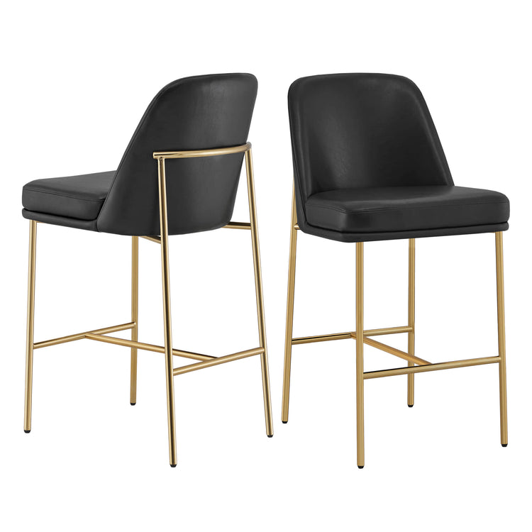 Golda Counter Stools with Metal Base