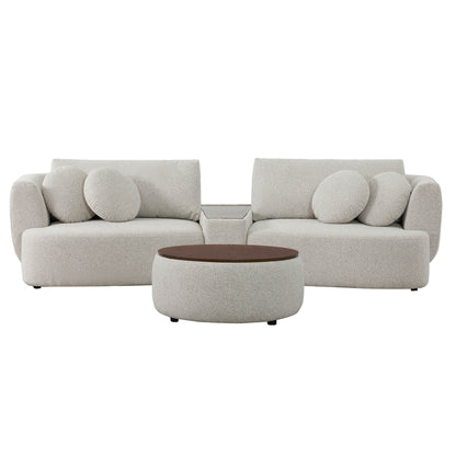 Grace 2-Seat Modular Curved Sofa