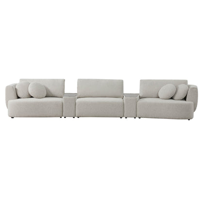 Grace 3-Seat Modular Curved Sofa