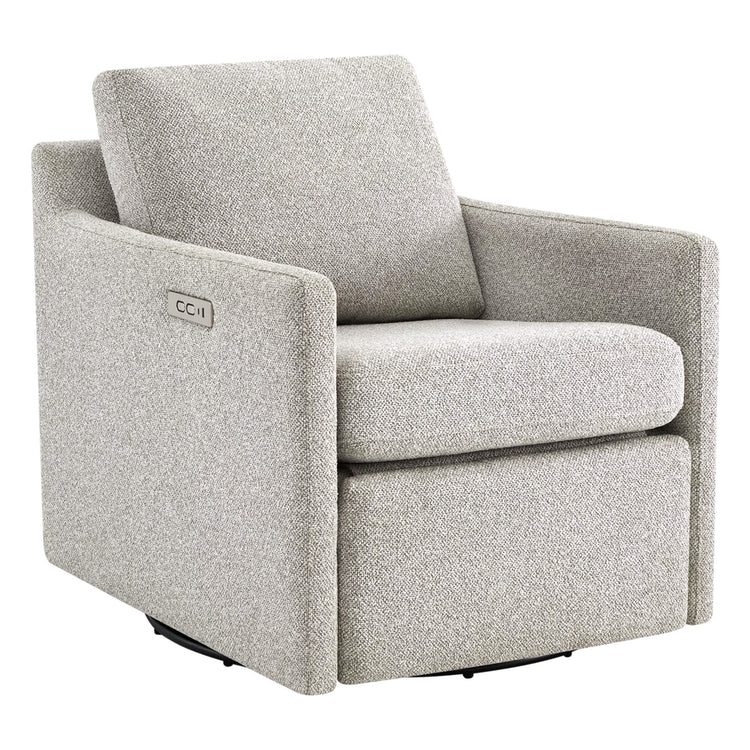 Henry Power Swivel Recliner with Charging Ports