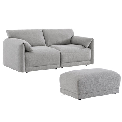 Josie Performance Boucle 2-Piece Modular Sofa  (80.3'')